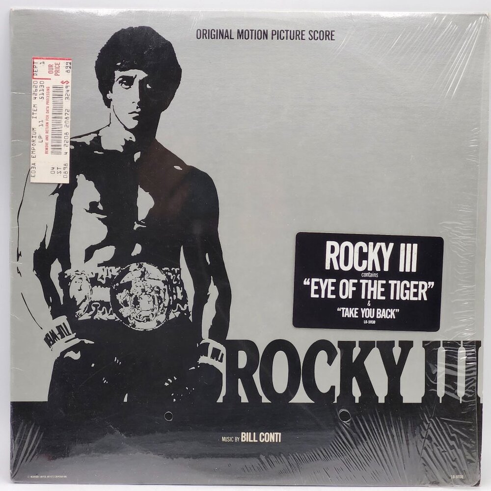 Rocky III Original Motion Picture Score Vinyl LP 1982 Liberty Records LO-51130